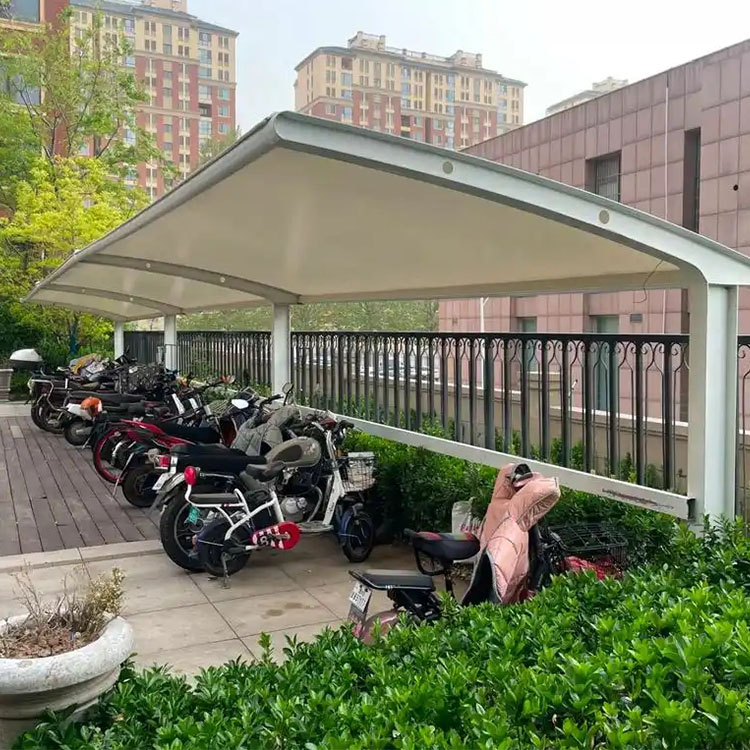 长春膜结构电动车棚